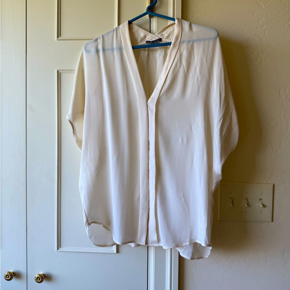 Vince Silk Blouse Size M